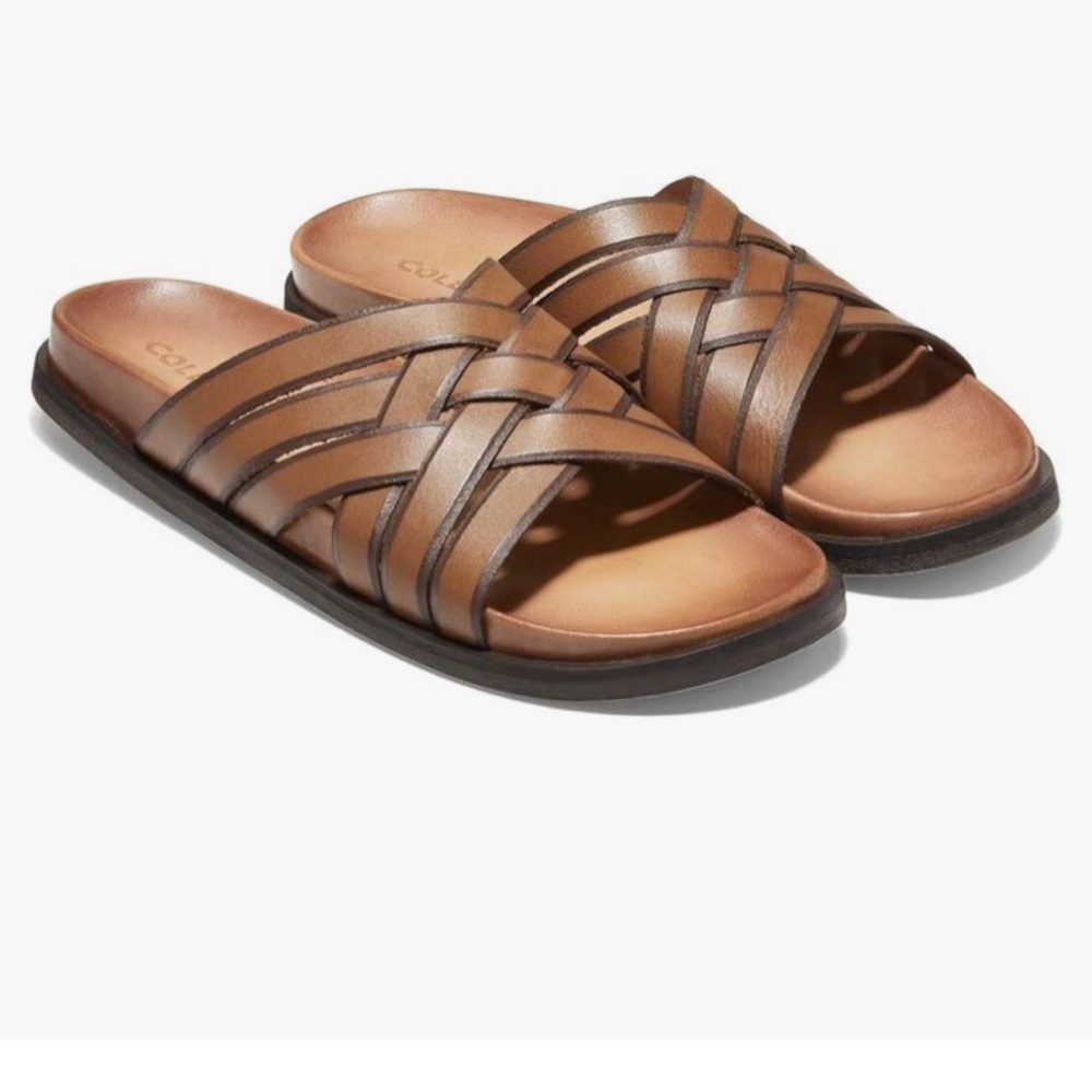 Cole Haan Leather Sandal Men 9.0 Like New Zara Banana Republic J Crew Sold Out